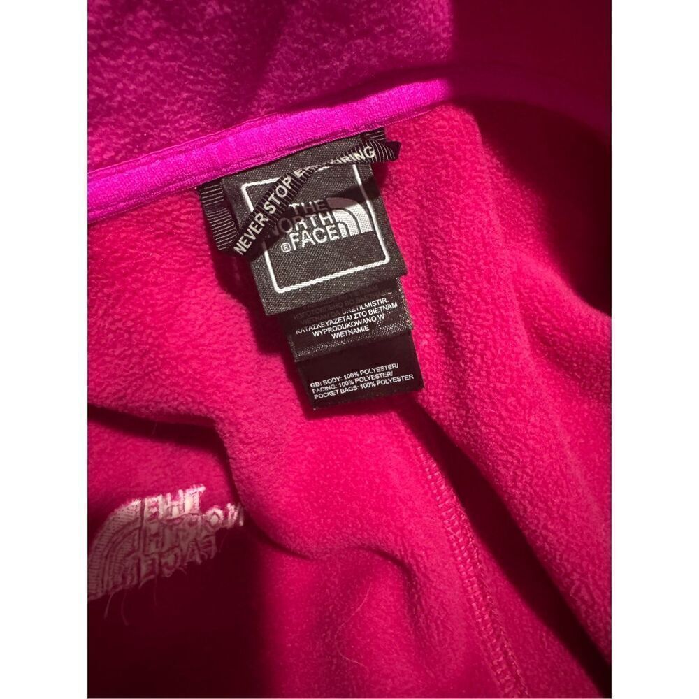 The North Face hot pink full zip sweater SP - Picture 3 of 8